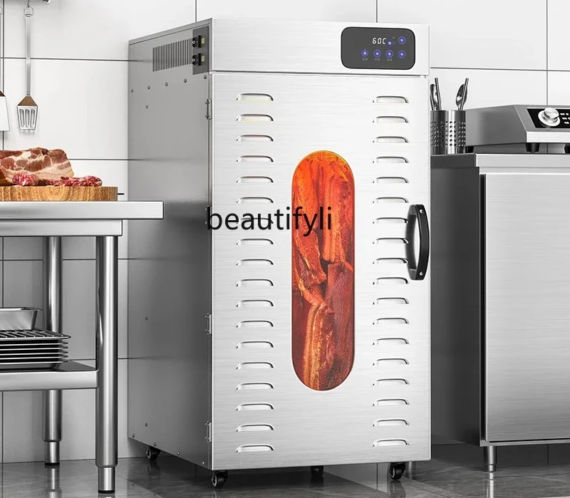

A61 Food dryer Commercial large capacity dryer Fruit and vegetable sausage Large pet snack sausage air drying box