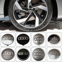 for Audi 60/61/68/69/77MM Car Wheel Center Hup Cap Cover A4 A6L A7 A8 A3 A5 A6 S3 S4 Q3 Q5 Q5L Q7 RS3 RS4 RS5 RS6 TT Accessories