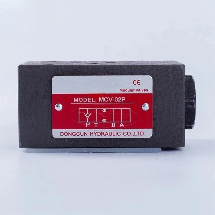 

Hydraulic solenoid valve direct-acting check valve, stacked power element