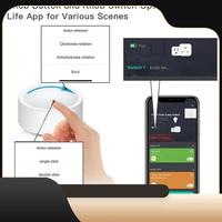 Tuya Zigbee Smart Knob Switch Wireless Scene Switch Button Controller Battery Powered Automation Scenario Smart Life App-T44C