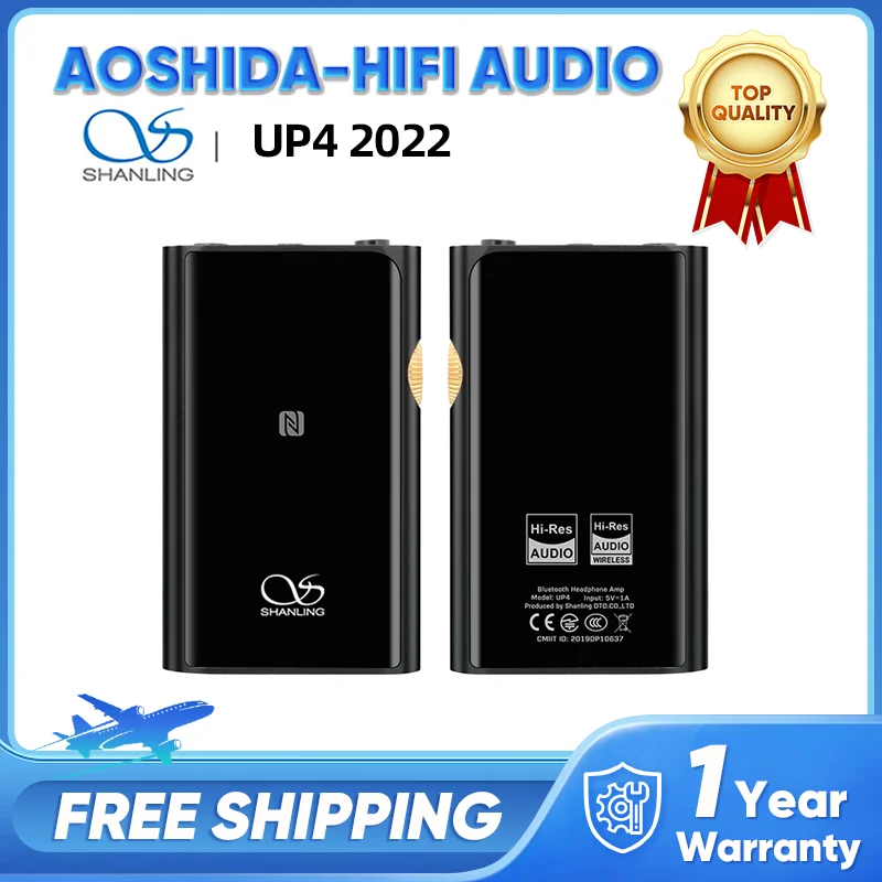 

Shanling UP4 2022 Headphone Amplifier Full Format Balanced Headphone Power AMP Dual ES9219C DAC Bluetooth 5.0 Balanced Output