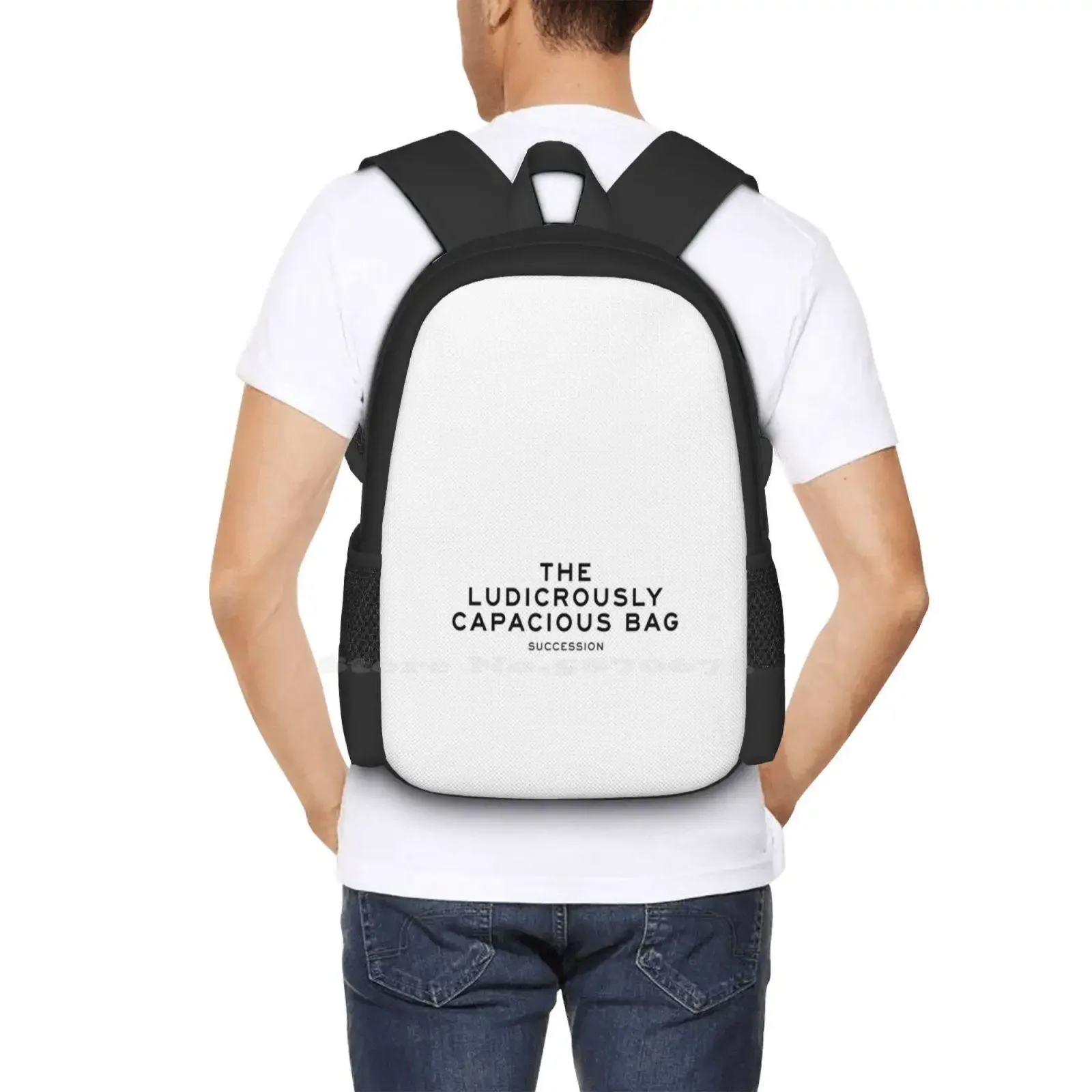 حقيبة سعة Ludicrously رائجة البيع حقيبة مدرسية على ظهره حقائب الموضة لوديكروسلي شفط سعة توم Wambsgans جريج #6