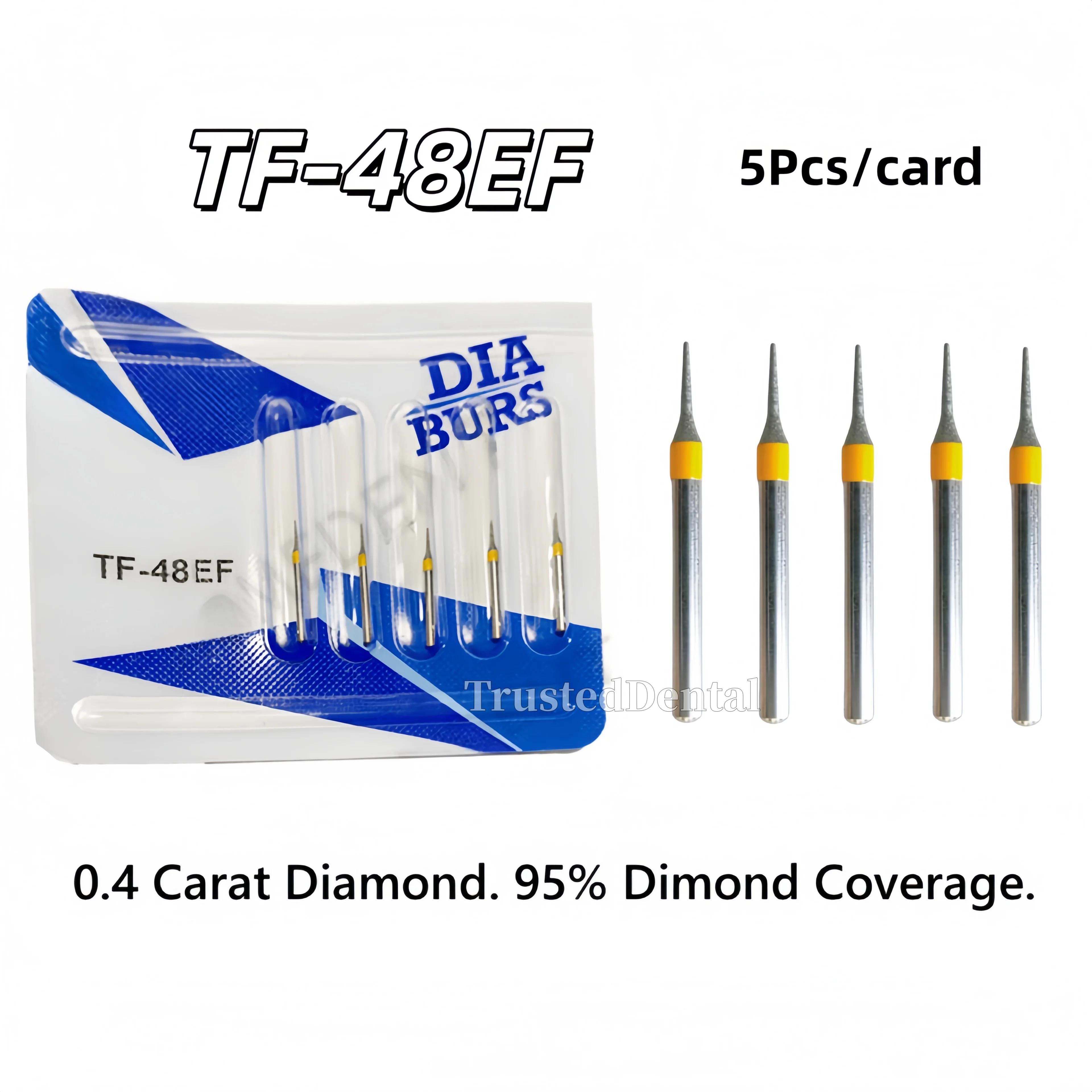 

Стоматологические алмазные боры TF-48EF для проксимальной редукции эмали (IPR), 95% песок, тонкие