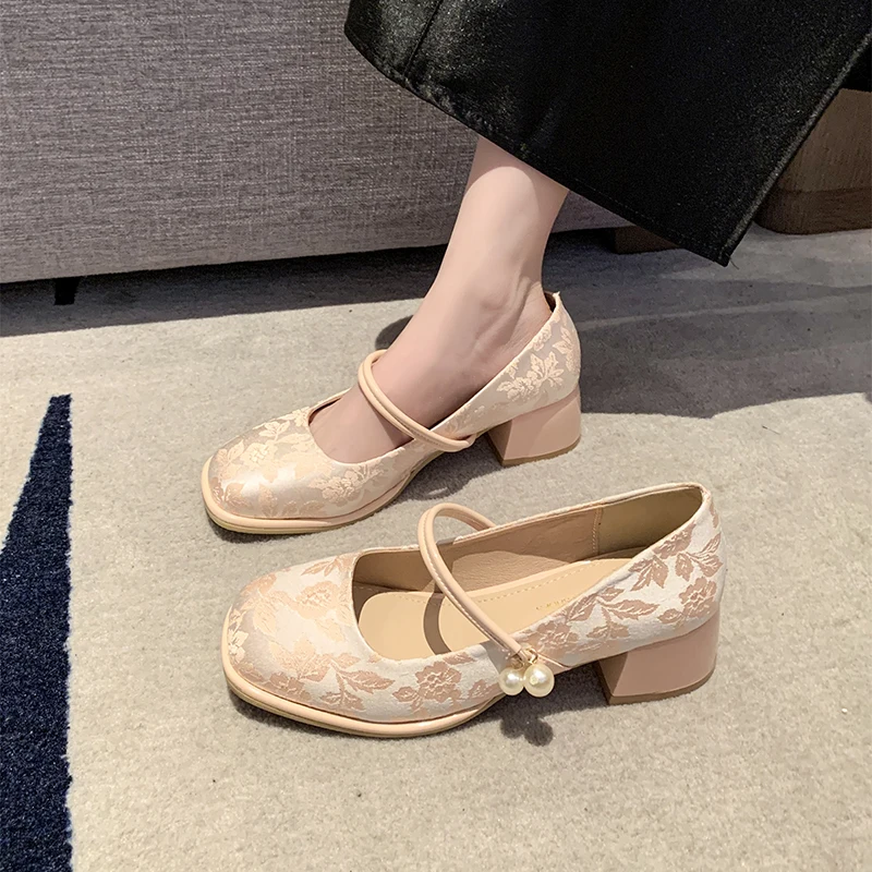 Women Shoes Nb - 2025 Spring Womens Shoes Vintage High