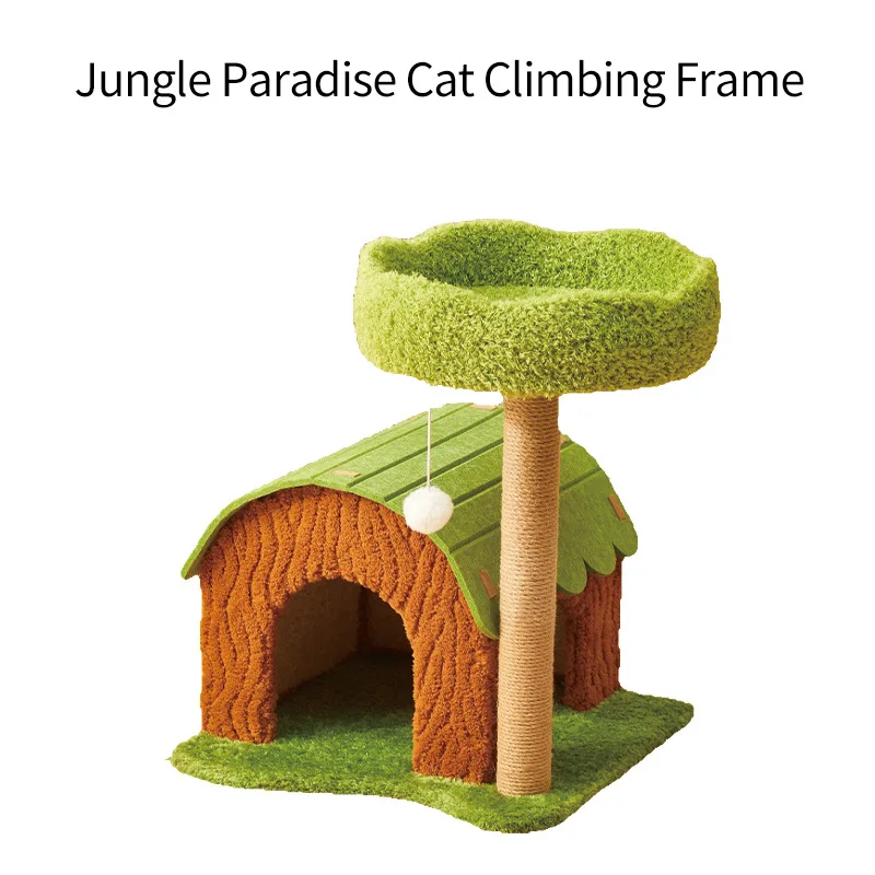 

Cat climbing frame, nest, tree integrated cat products, household cat toys for all seasons, small apartment, s