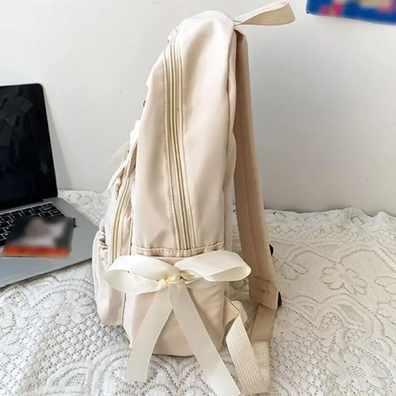 x90d-waterproof-nylon-school-bag-for-teens-girls-preppy-bows-spacious-backpack