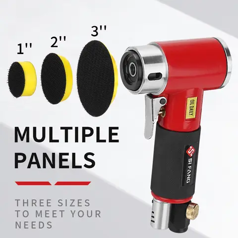 SIFANG Excenterluftslip Mini pneumatisk slipmaskin för bilpolering Höghastighetsluftdriven slipmaskin 10 best sales pneumatisk luftslipmaskin - №2