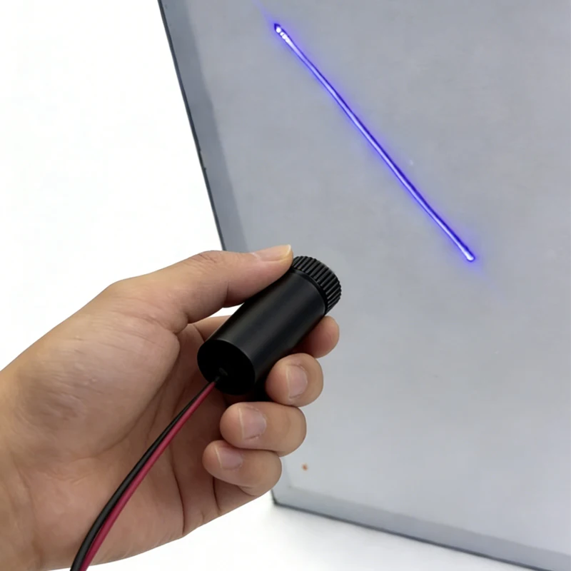 D12X45mm Focusable 450nm Blue Laser 5mw 10mw 30mw 50mw 80mw Line Laser Module Adjustable Focus PMMA Lens