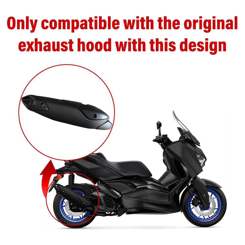 FOR YAMAHA XMAX125 X-MAX125 FOR XMAX 125 2021-2026Motorcycle Exhaust Pipe Cover Cowl Anti Scald Shell Muffler Guard Protector