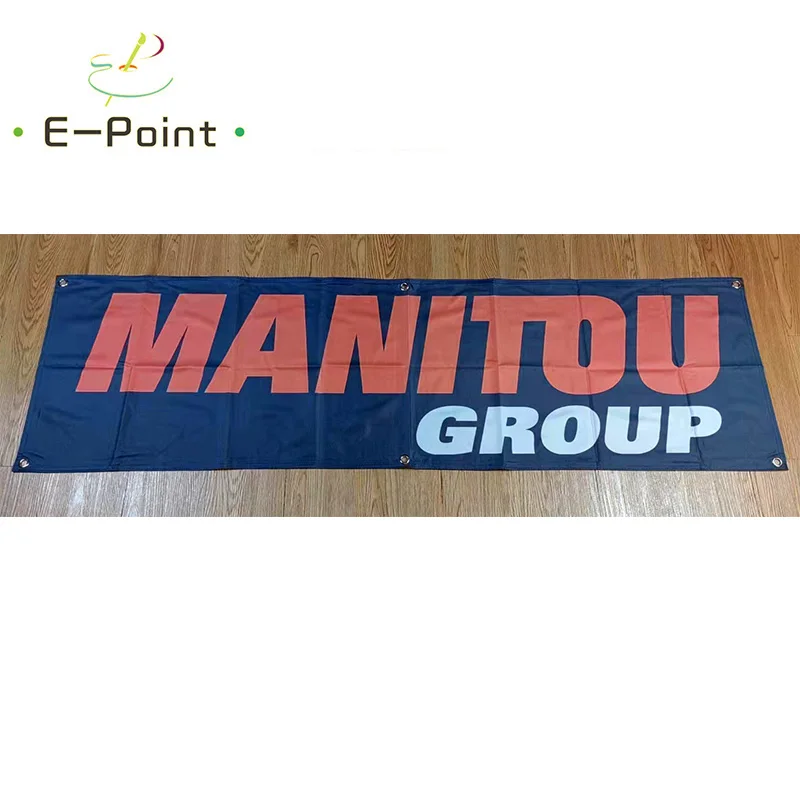 

130GSM 150D материал Франция Manitou группа баннер 150 футов * 5 футов (45 * см) размер для дома флаг внутренний уличный Декор yhx108