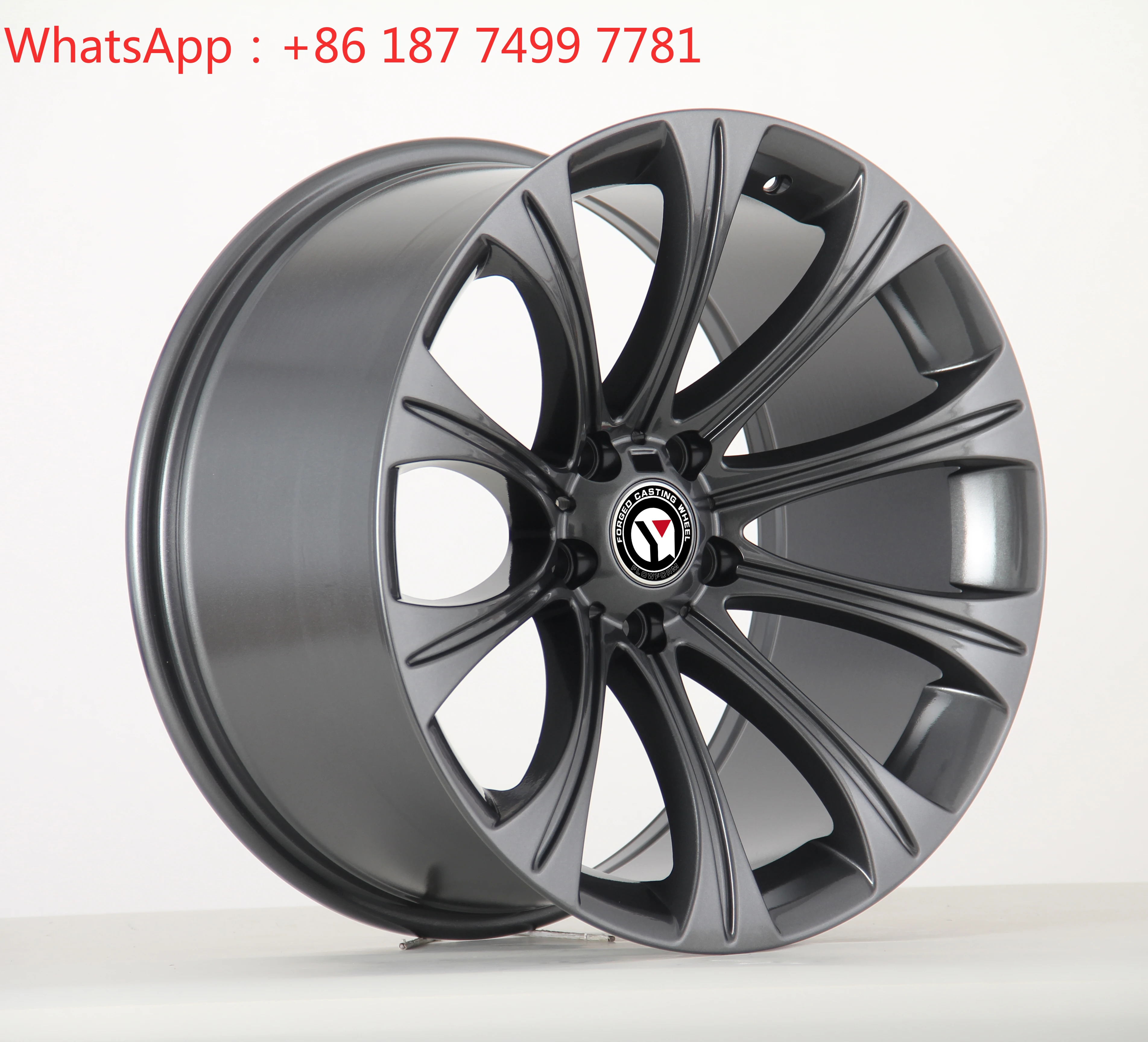 

YQ New Color Super ConCave Passenger Car Wheels 19*9j 19*10j PCD 5X120 Gunmetal Alloy Rims for M5 M3 E36 E49 E62