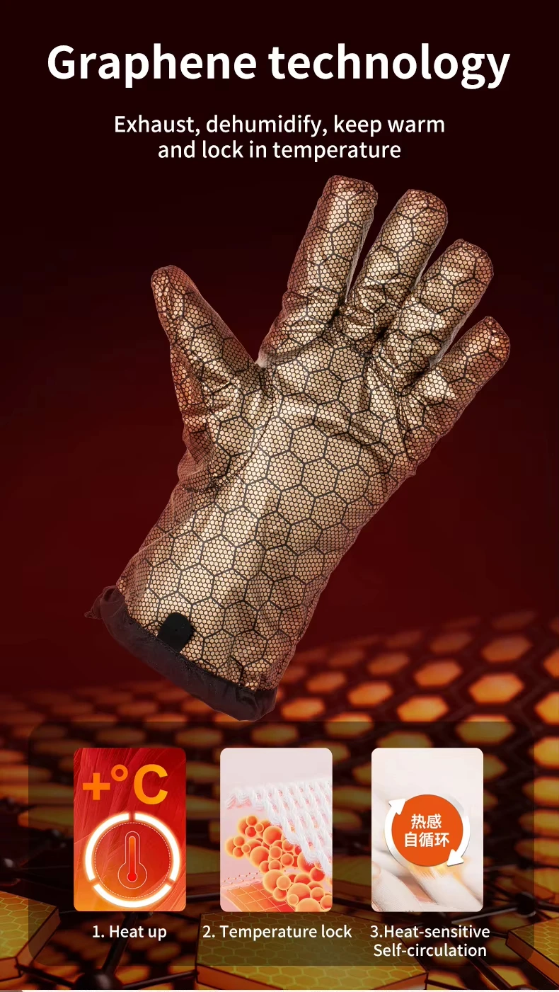 Vier-Jahreszeiten-wasserdichte Motorradhandschuhe, Touchscreen-kompatible, warme, regenfeste Handschuhüberzüge für Motorradreisen und Motorradfahren. – Detail 8