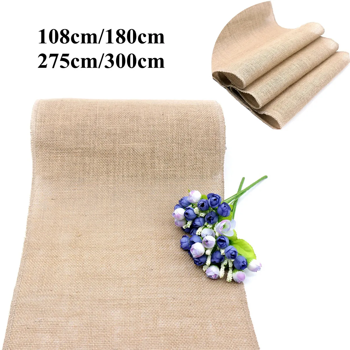 

Elegant Table Runner Elegance for Weddings Party Decor Gray Khaki Linen Rustic Wedding Table Runner Celebrations, Durable Jute