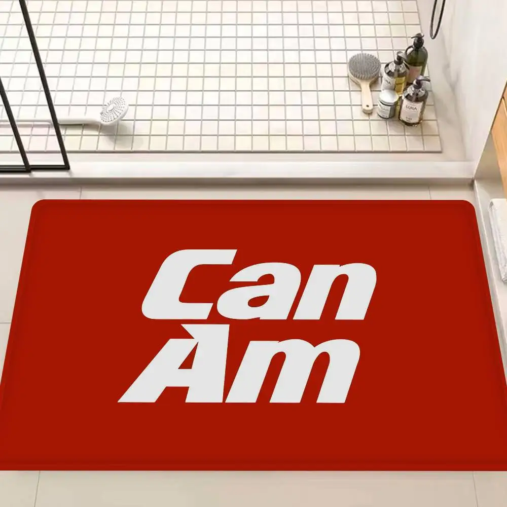 Can-Am Spyder Logo Entrance Door Mat Nordic Style Bedroom Living Room Doormat Home Balcony Anti-Slip Modern Home Decor