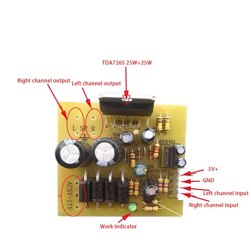 Nvarcher Alta Sensibilidade FM Stereo Radio Board, TEA5711