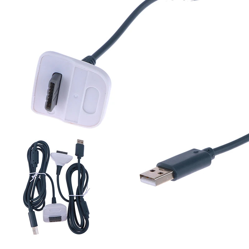 For XBOX 360 Wireless Controller Handle Connection Cable Accessory 1.5M USB Play Charging Charger Cable Cord