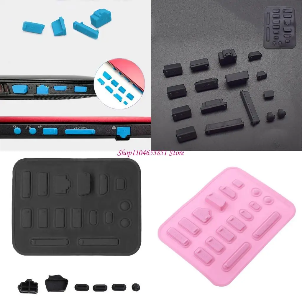 

16 Pieces Anti Dust Cover Cap Protector for Desktop Protecor