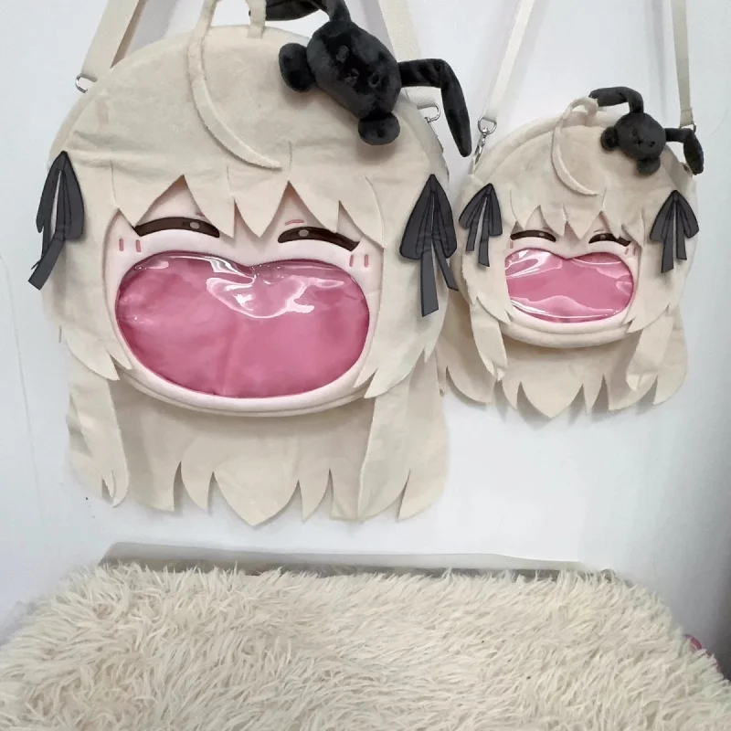 

Anime Kasugano Sora Transparent Plush Backpack Messenger Bags Cartoon Shoulder Bag