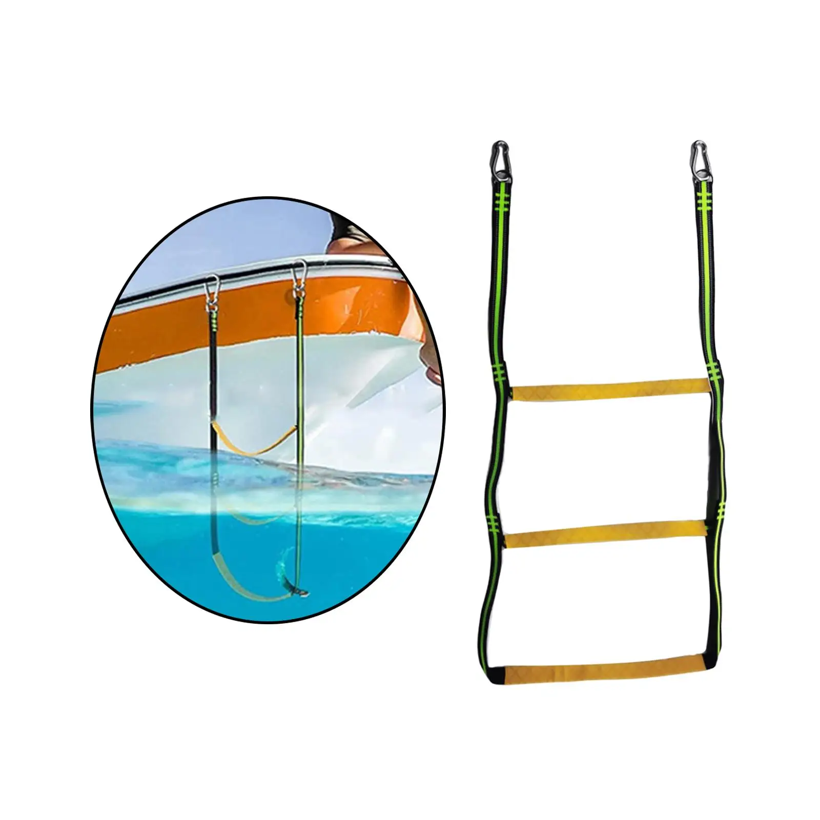 

Посадковая веревка, оборудование для парусника, портативная 3-ступенчатая лестница для пожарной эвакуации