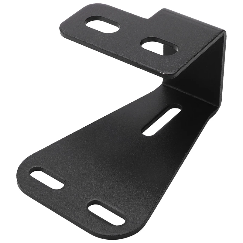 High Lift Jack Mount Hinge Mounting Hood Bracket Jack For Jeep Wrangler CJ 1944-1986 / TJ 1997-2006 (2 Pair, Black)