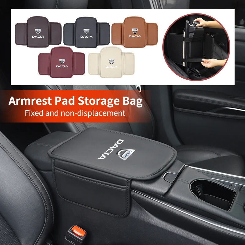 

Car Armrest Box Pad Console Protector Armrest Storage Mat Stickers For Dacia Duster Logan Sandero Lodgy Dokker Stepway Solenza