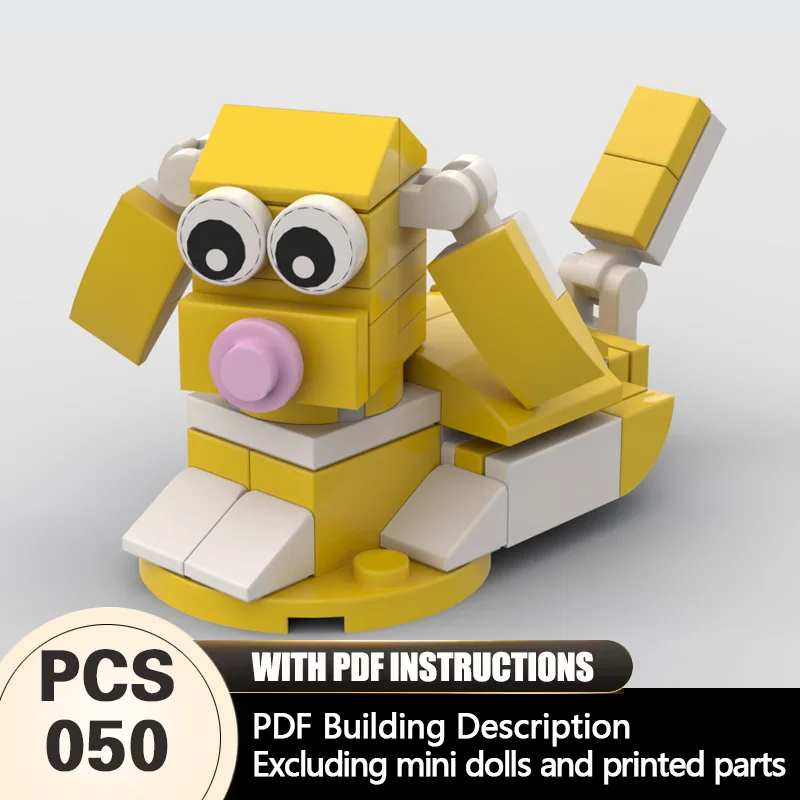 

Creators Animal Series Model MOC Building Bricks Little Puppy Modular Technology Gifts Holiday Assemble Children Toys Suit