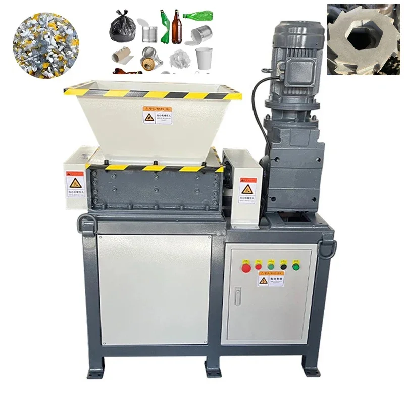 EB300 Industrial Electric Shredder 380V Plastic Scrap Metal Impact Shredded Machine Large Foam Wood Carton Crusher Metalworking