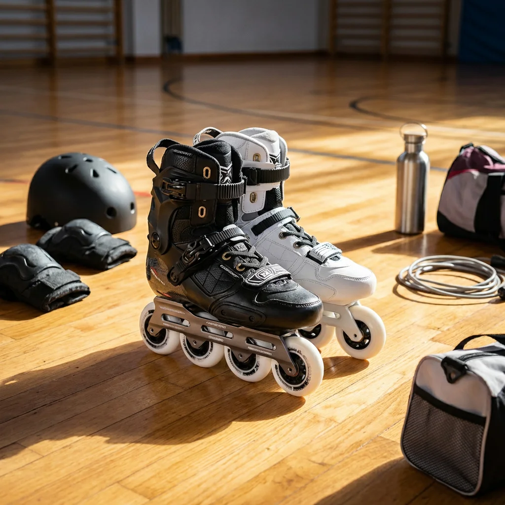 Adult Professional style  Slalom Inline Skates Polyurethane Wheels Single Row for Men and Women Outdoor
