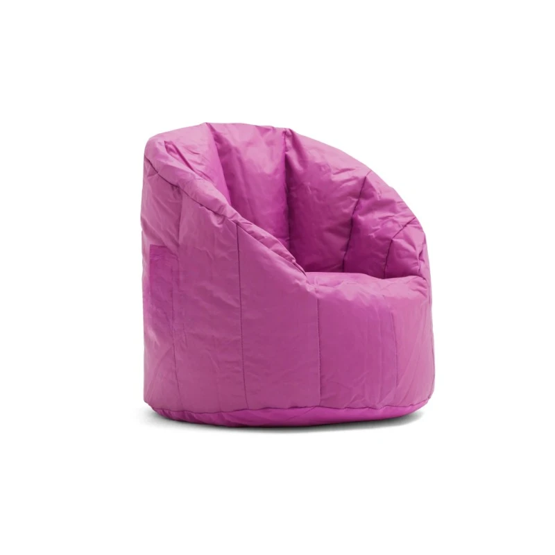 Milano Child-Sized Bean Bag Chair, Pink Passion Smartmax, Durable Polyester Nylon Blend, 2 feet Small