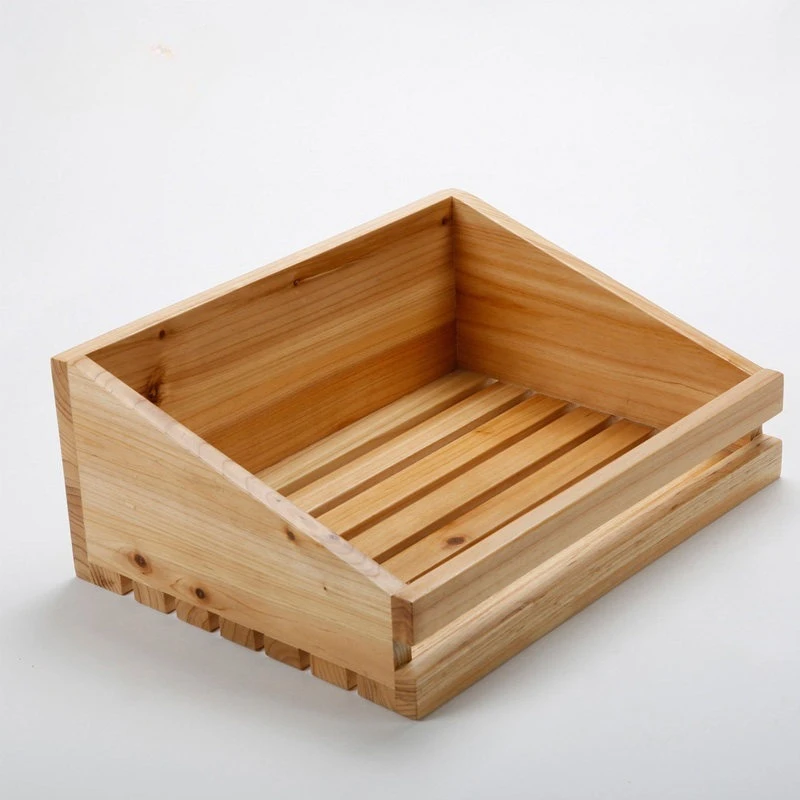 Fir Basket Pastry Cake Cake Bread Dry Moon Cake Storage Basket in The Island Cabinet Soft Display