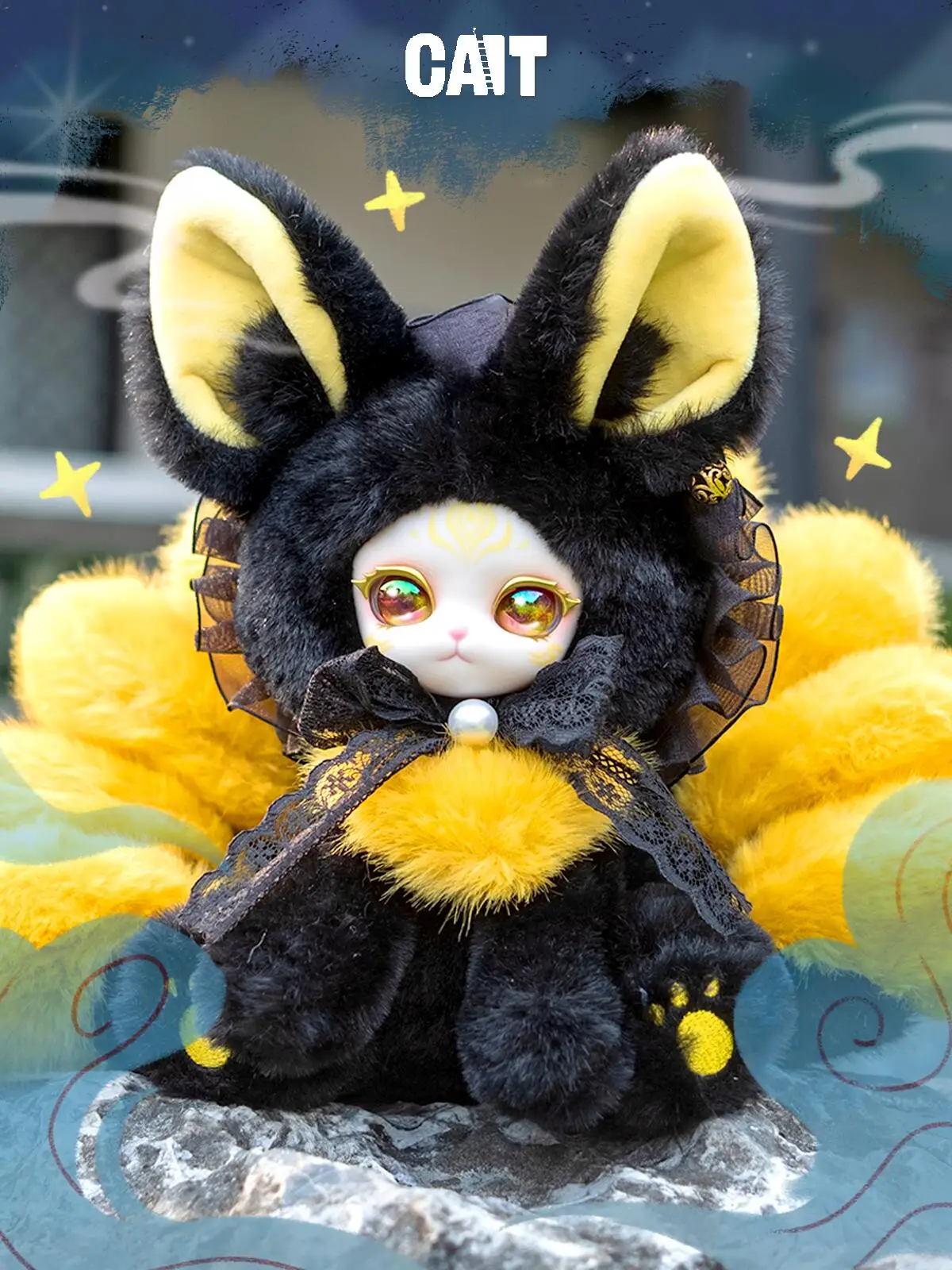 吉祥九尾シリーズ ブラインドボックス かわいいアニメフィギュア