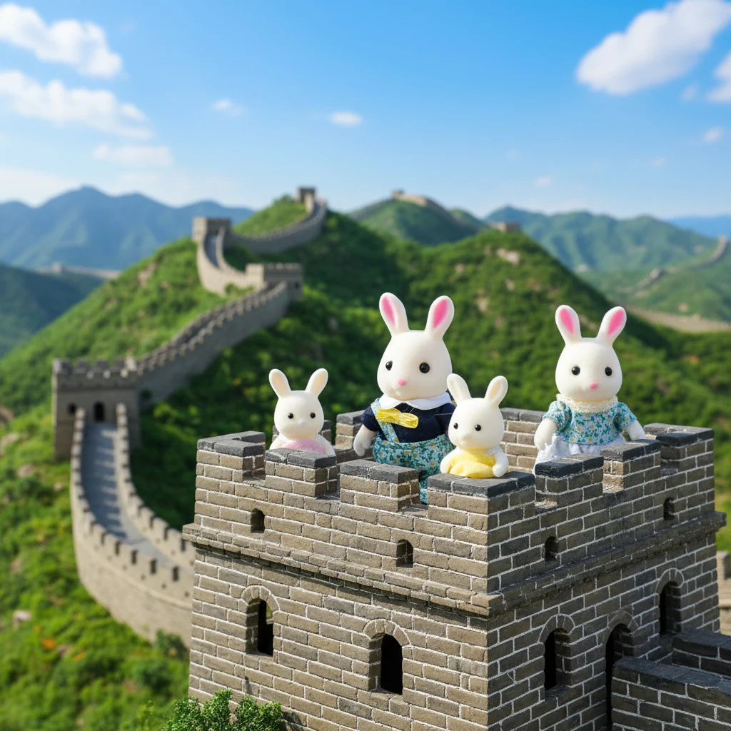 Miniatur-Kaninchenfigur im Maßstab 1:12, Puppenszenen-Zubehör, Puppenhaus-Eichhörnchen, Panda, Küchenmöbel, Spielzeug
