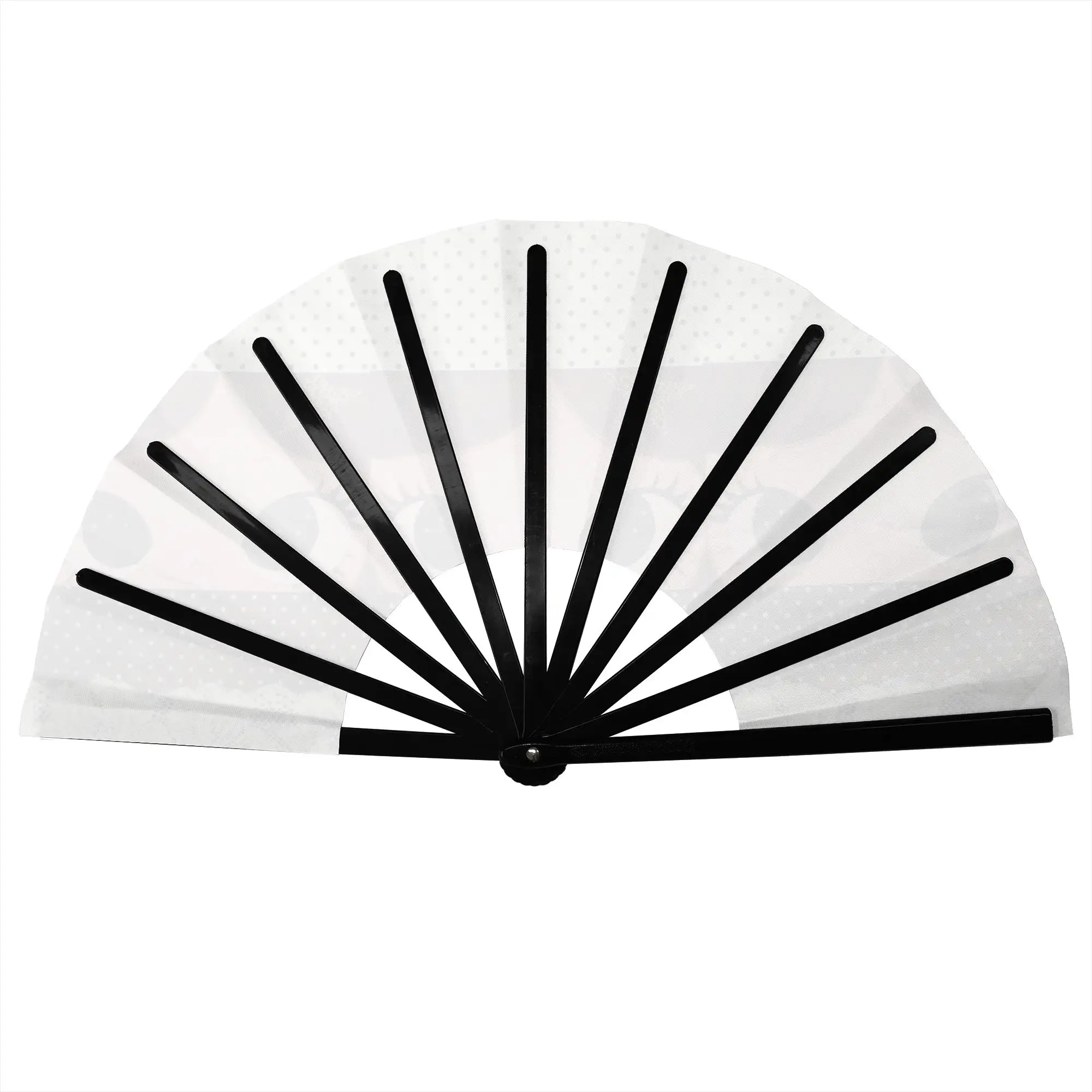 Personalised Big Eyes Girl Comic Promotional Gift Hand Fan Wedding  Durable Folding Fans Unique Bulk Pack Fan