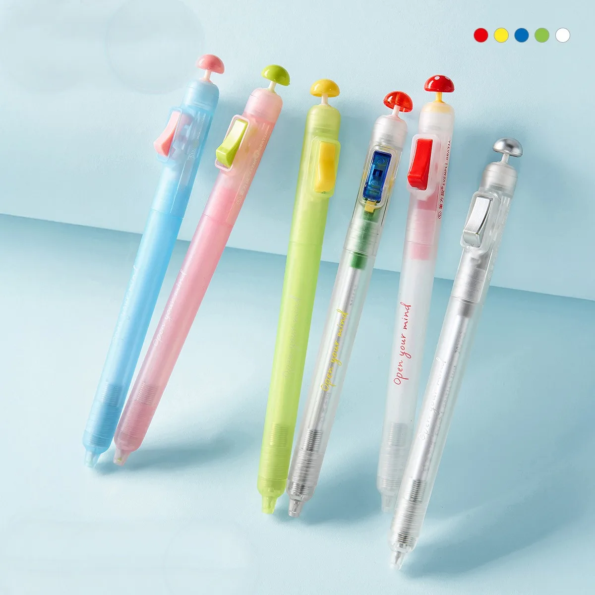 

1pc Relax Switch Pen for Exam Prep - Gel Pen 0.5mm Smooth Writing, Anti-Anxiety Study Tool for Middle High School Students