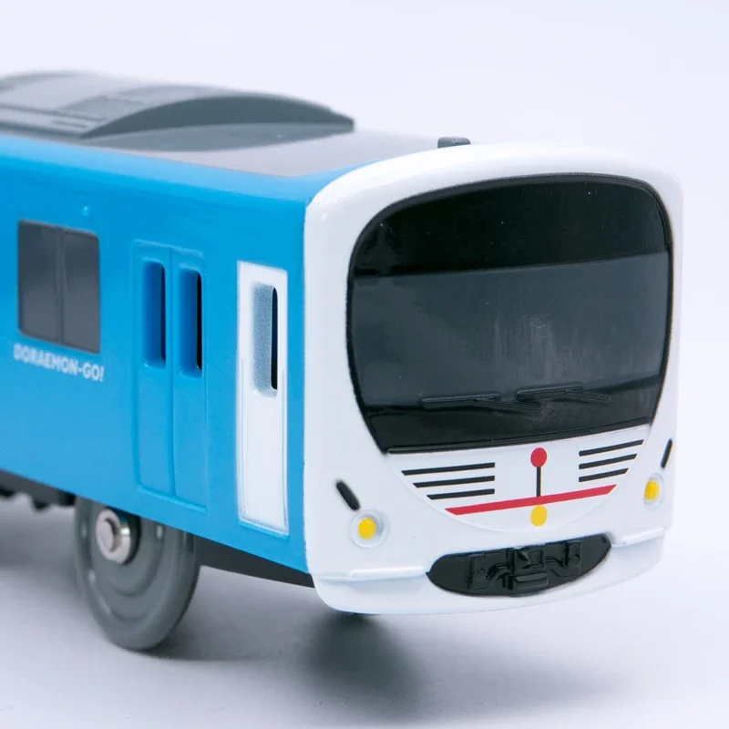 TAKARA TOMY Pule RoadRoad ไฟฟ้ารถไฟขนาดเล็กของเล่นหุ่นยนต์แมว Kyushu รถราง SC-02alloy การบีบอัดเพลาขนาดเล็กจําลอง