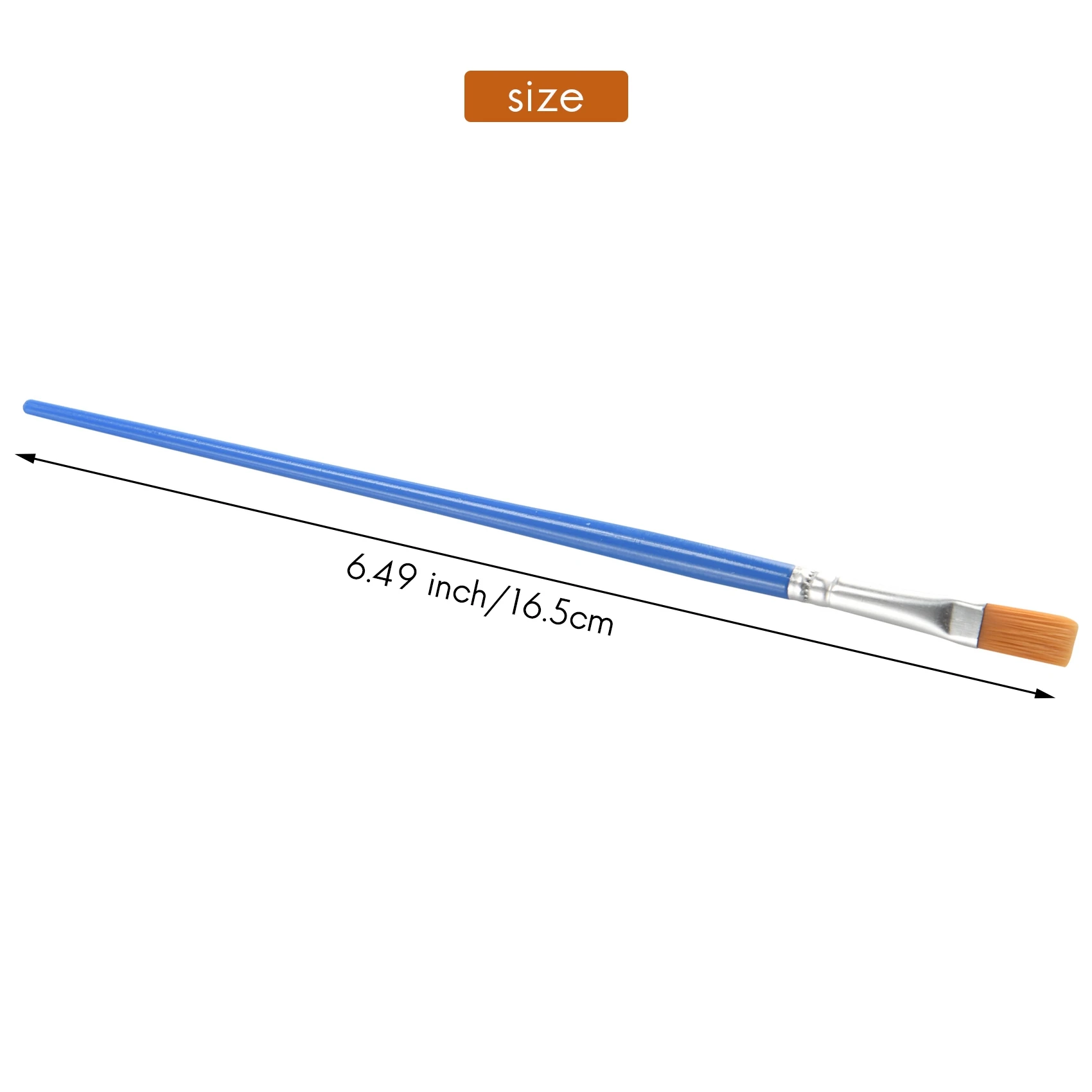 Pinceaux Plats pour Peinture Fine Art, Petit Pinceau en Vrac pour Peinture Tative, Pinceaux en Nylon, Interconnexion à l'Huile Acrylique, 100 Pièces