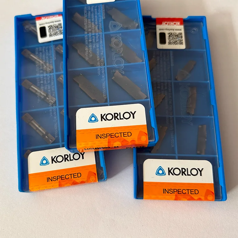 

KORLOY оригинальные MGMN250-M NC3020 NC3030 NC3120 PC9030 H01 твердосплавные токарные вставки для обработки канавок 10 шт.