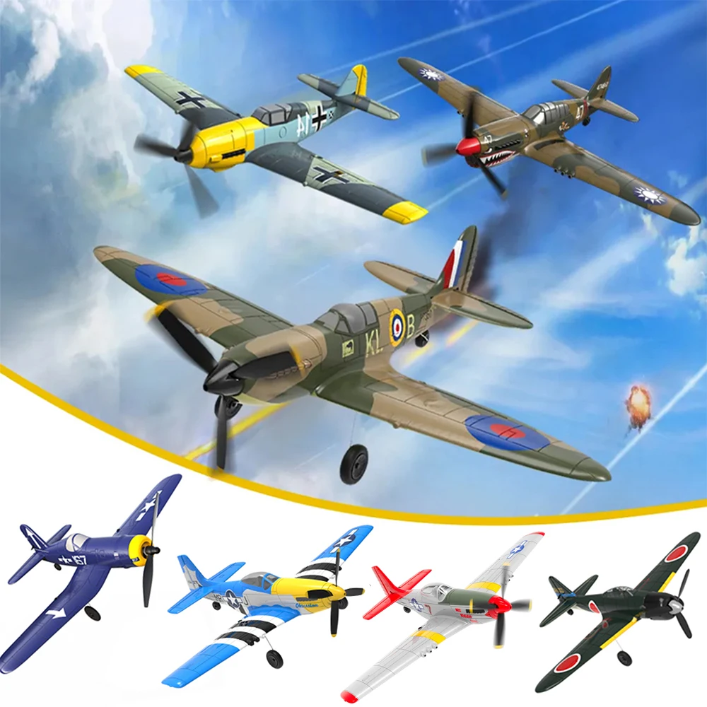 

Volantex RC Plane P51D Mustang/F4U Pirate/Spitfire/P40/Zero,Remote-Controlled Aircraft Suitable For Adults And Childr Toys