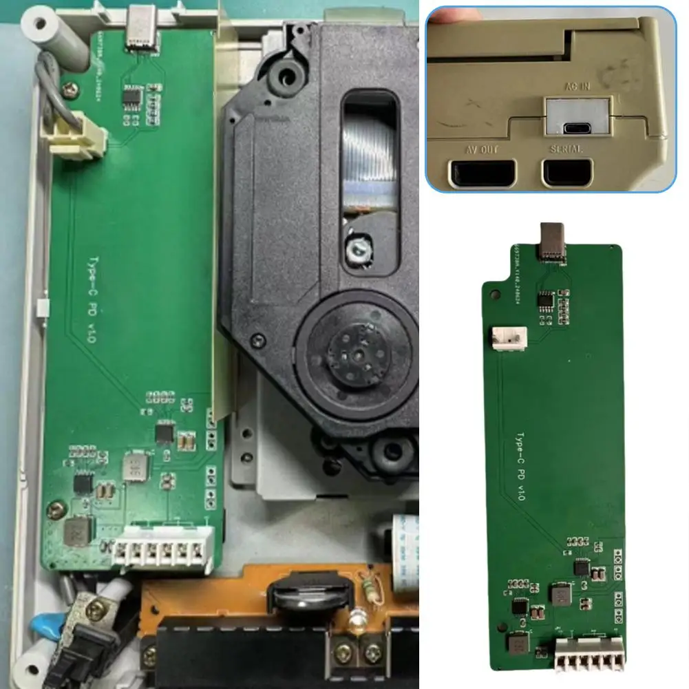 

For SEG Dreamcast Game Console Power Board For Original Optical Drive Machine And The Modified GDEMU Optical Drive-free Mac K9J6