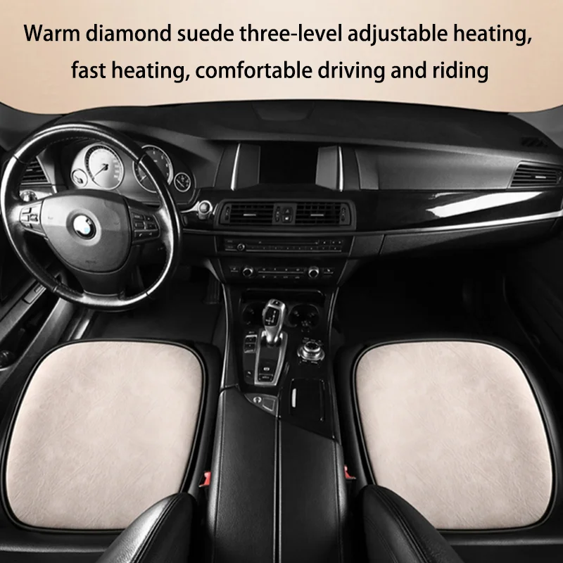Winter Heated Car Seat Cover Heated Cushion Usb 5V Heating Warmer Cushions Auto Heating Seat Mat Electric Heating Pad