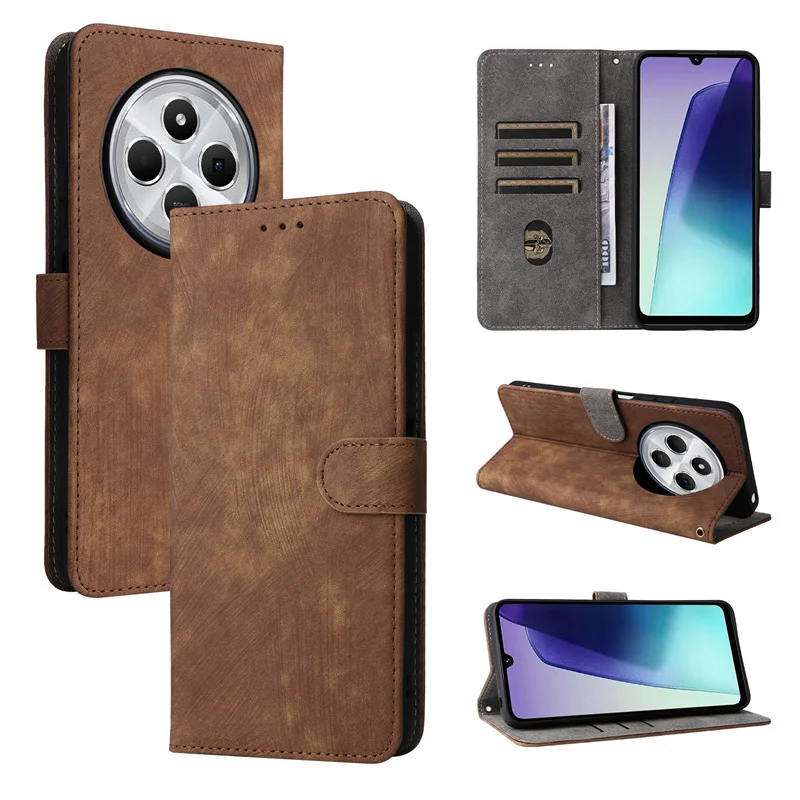 

For Redmi 14C 4G Protective Business Leather Magnetic Phone Case for Redmi 14C 4G Phone Case