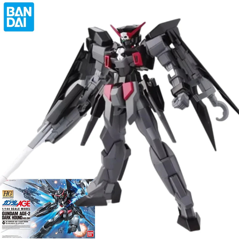 Bandai Mobile Suit Gunpla HG AGE-2 Dark Hound Mecha Figurka ręczna Robot Montaż Kolekcja zabawek Ozdoba Fajny prezent urodzinowy