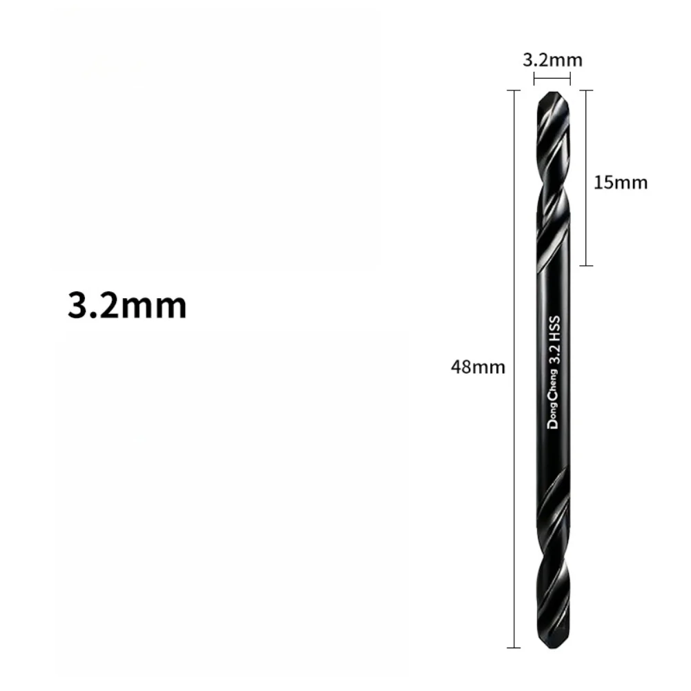 Drill Bit 3-6mm 135° Drill Point Double End Drill Bit Nitrided Spiral U Groove For Wood Stainless Steel Drilling Tools Parts