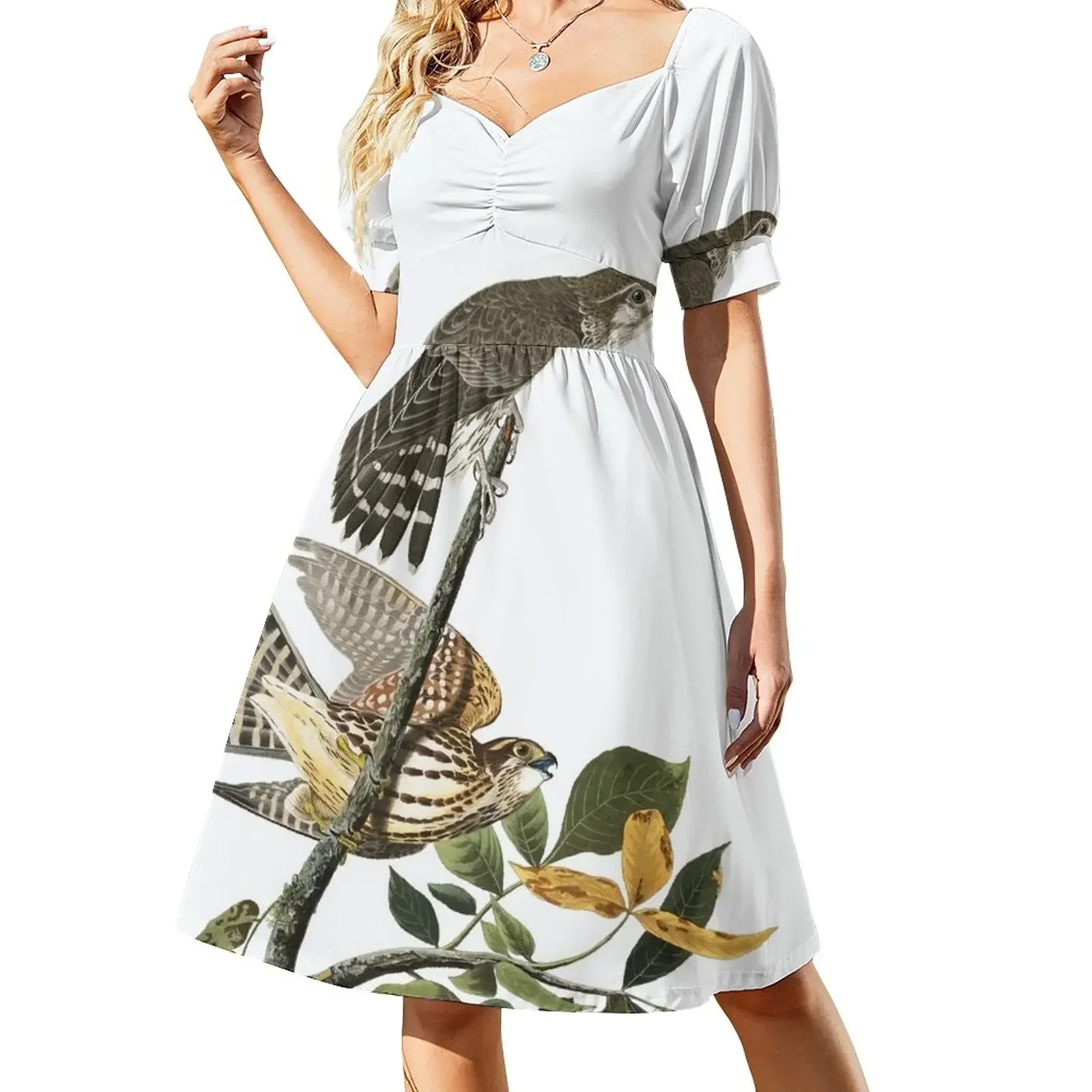 

Merlin - John James Audubon Short-Sleeved Dress womans clothing Dress woman clothes Dress