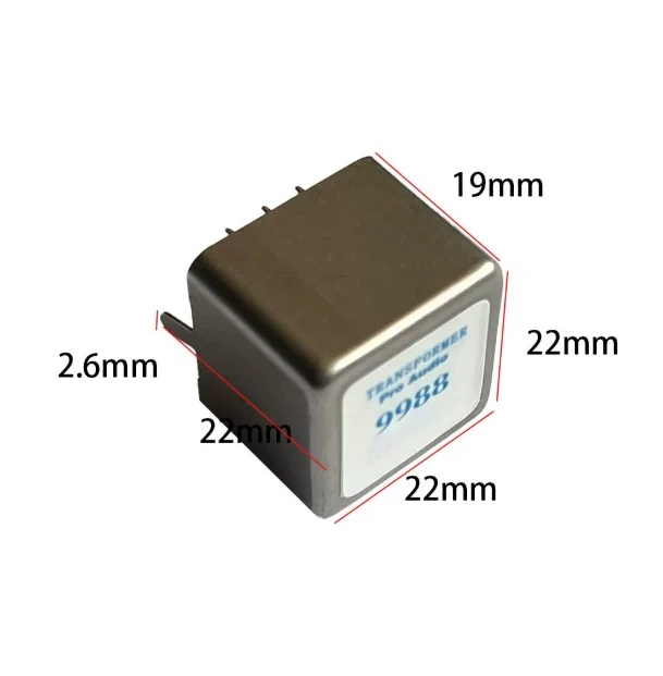 Permalloy Transformer Audio Isolation Transformer 1:1 Balanced Unbalanced Mutual Transformation Signal Input Niu U9988