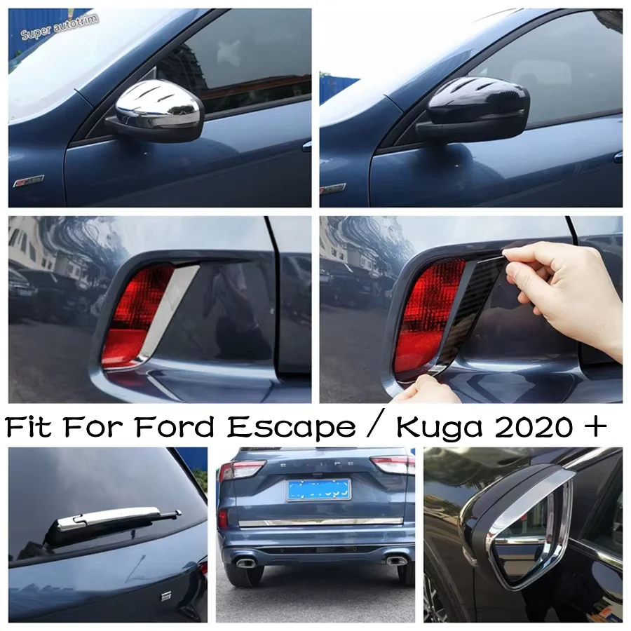 

Rear Window Wiper / Tail Fog Lights / Rearview Mirror / Door Strip Cover Trim For Ford Escape / Kuga 2020 - 2025 Car Accessories