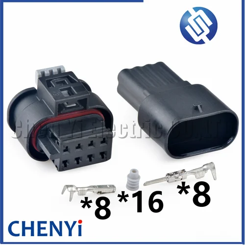 Conector impermeable automotriz de 8 pines, enchufe de arnés de cables para luz trasera de coche 805-031-541 705-330 para BMW mercedes-benz