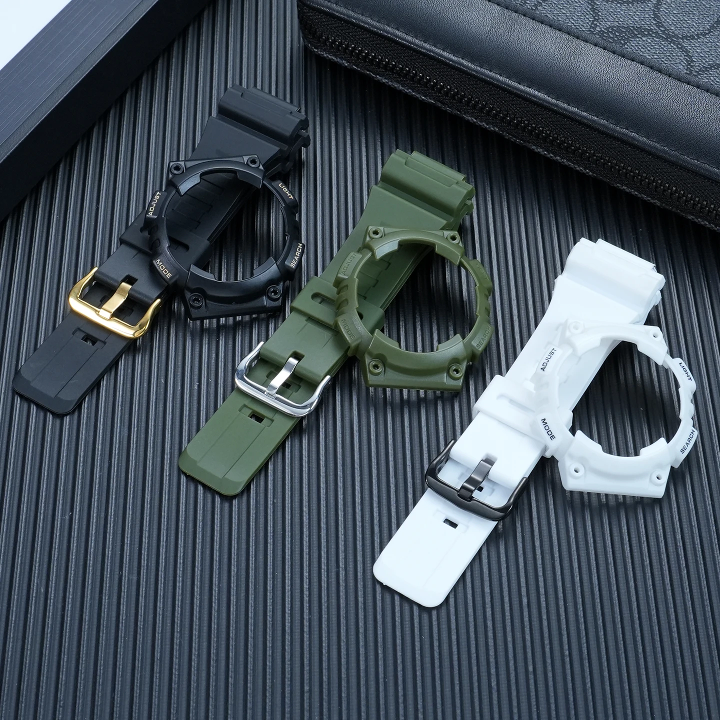 カシオ G-SHOCK AQ-S810 改造スポーツ防水シリコン時計ストラップケース aq-s810 ラバーウォッチバンド時計ケースソフトベルト