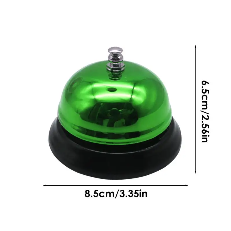 Service Bell Metal Desktop Call Bell Metal Anti-Rust Desk Service Bell For Counters Hotels Kitchens Offices Restaurants