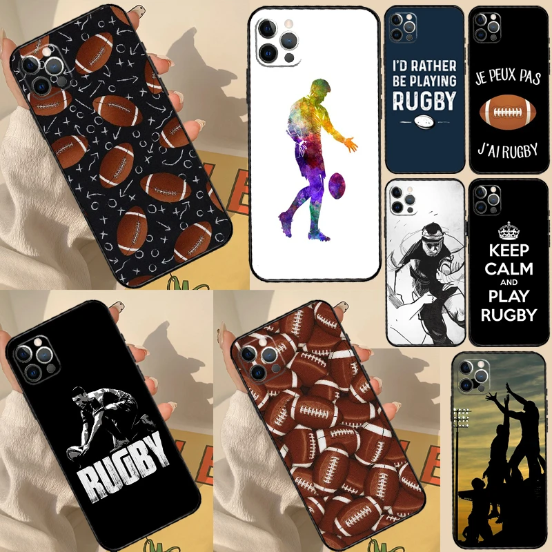 Чехол для телефона для регби-футбола, спортивный чехол для Apple iPhone 17 Air 17 Pro, чехол для iPhone 17 Pro Max, чехол Funda